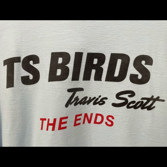 Travis Scott TS Birds The Ends L/S Tee Shirt - Picture 9 of 10